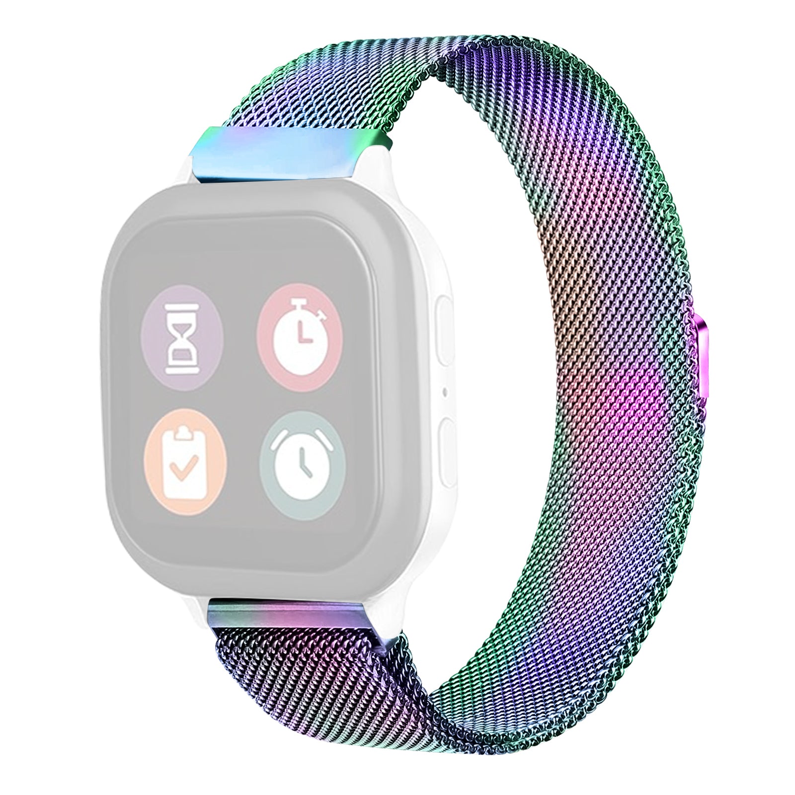 For Verizon Gizmo Watch 1 Smartwatch Strap Milanese Mesh Band Stainless Steel Magnetic Bracelet - Retro Gold For Verizon Gizmo Watch 1 Smartwatch Strap Milanese Mesh Band Stainless Steel Magnetic Bracelet - Retro Gold